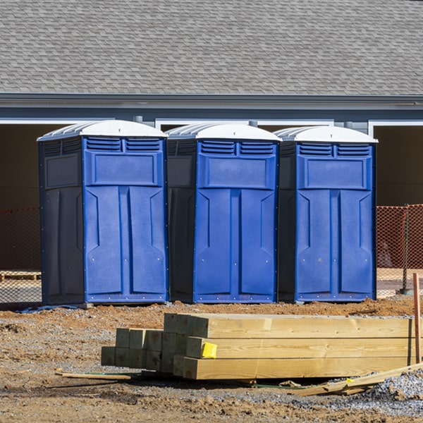 what is the maximum capacity for a single porta potty in Llewellyn